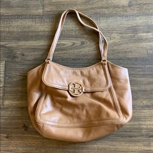 Tory Burch camel tote